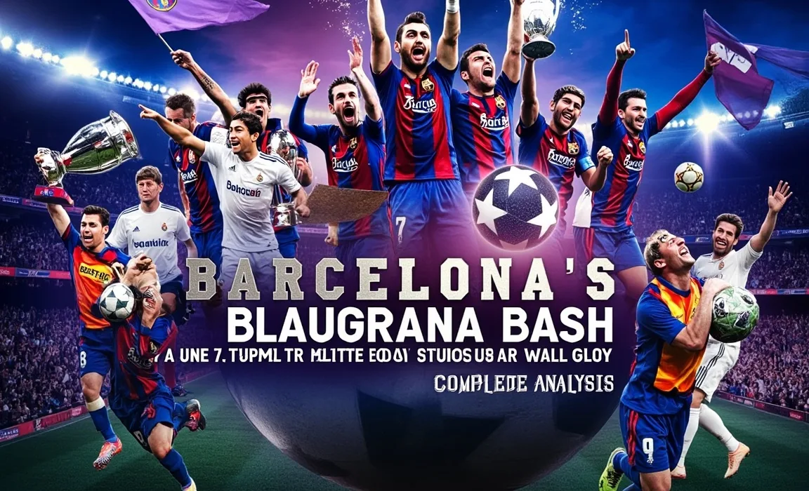 Barcelona's Blaugrana Bash: Historic Triplete Glory Stuns Real Madrid | Complete Analysis