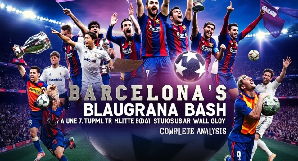 Barcelona's Blaugrana Bash: Historic Triplete Glory Stuns Real Madrid | Complete Analysis