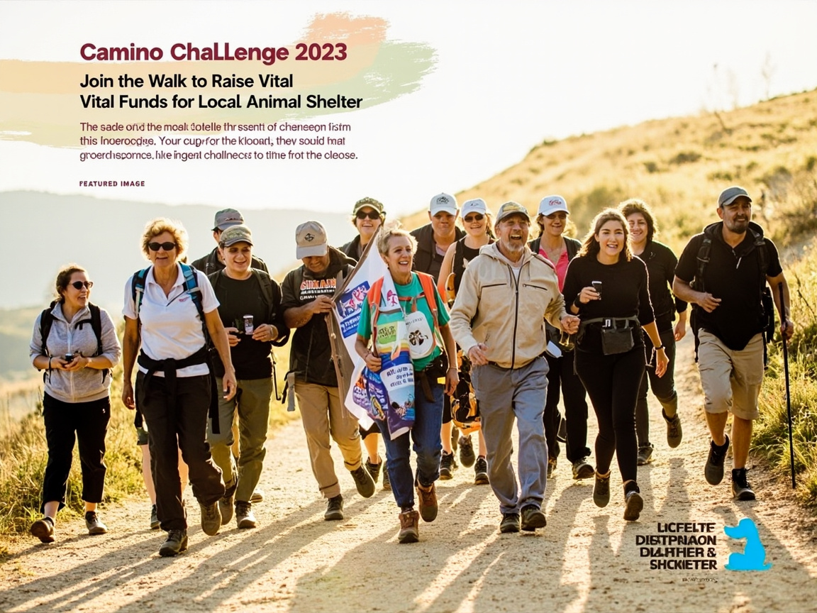 Camino Challenge 2023: Join the Walk to Raise Vital Funds for Local Animal Shelter