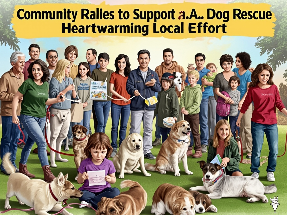 Community Rallies to Support A.A. Dog Rescue - Heartwarming Local Effort