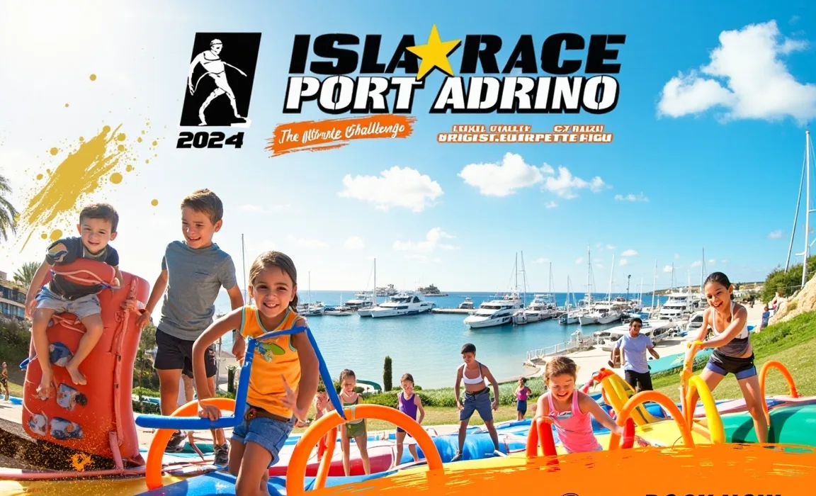 Isla Race Port Adriano 2024: Ultimate Obstacle Challenge for Families | Book Now