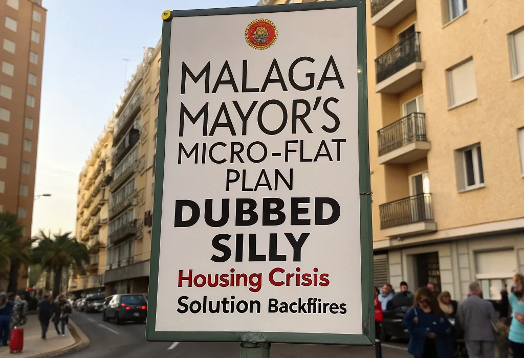 Malaga Mayor's Micro-Flat Plan Dubbed 'Silly' | Housing Crisis Solution Backfires