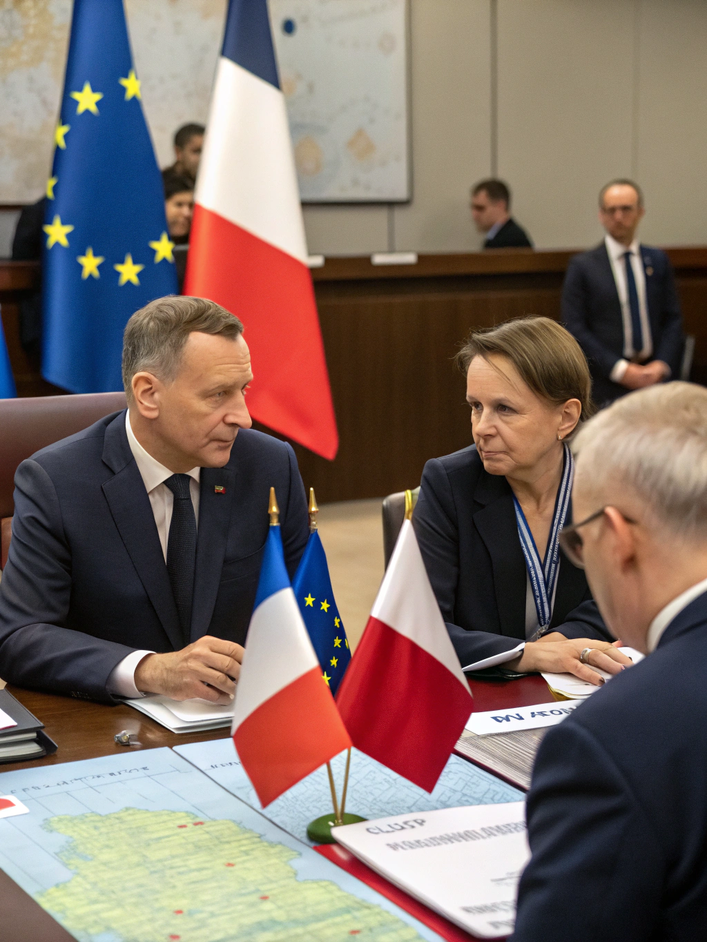 Poland-France Defense Agreement Signing Ceremony