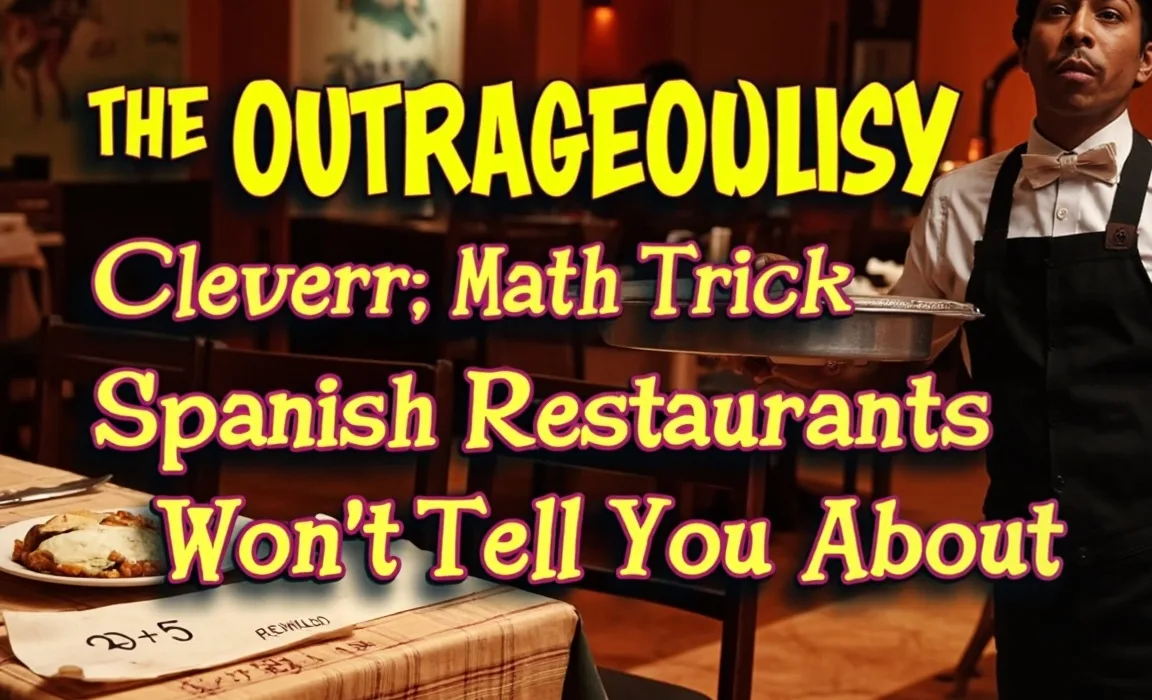The OUTRAGEOUSLY Clever Math Trick Spanish Restaurants Won't Tell You About [REVEALED]
