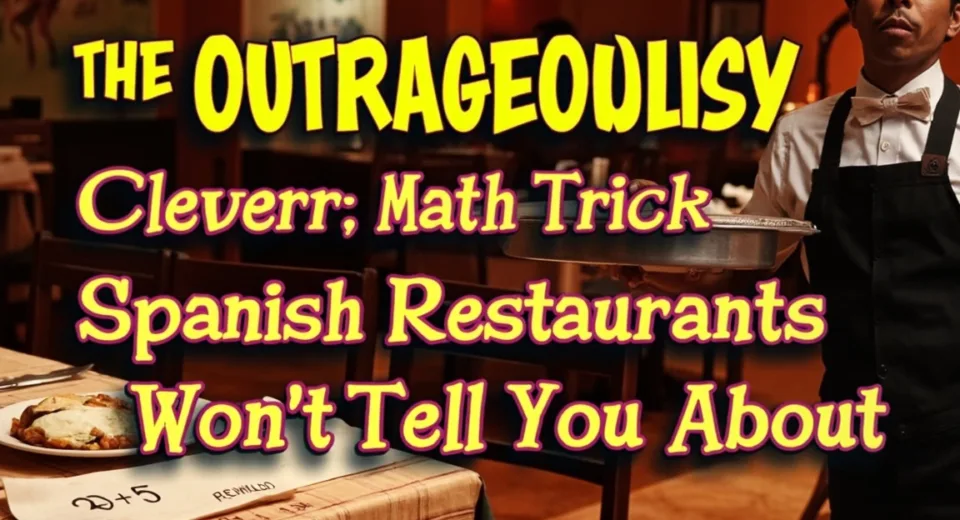 The OUTRAGEOUSLY Clever Math Trick Spanish Restaurants Won't Tell You About [REVEALED]