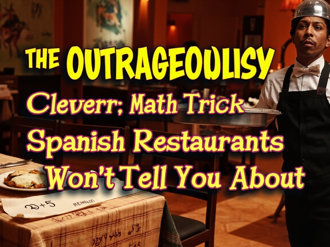 The OUTRAGEOUSLY Clever Math Trick Spanish Restaurants Won't Tell You About [REVEALED]