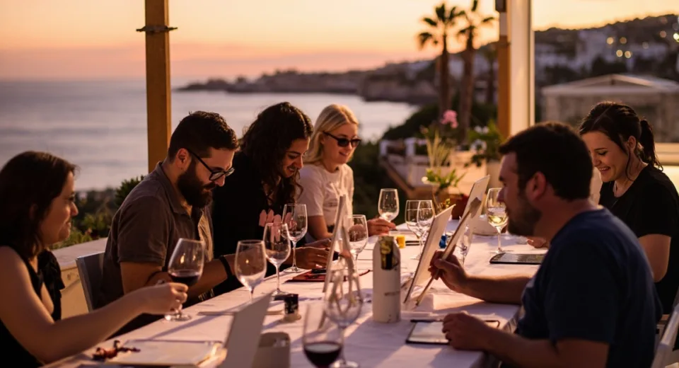 Unforgettable Art and Wine Night in Estepona: Create & Sip in Costa del Sol