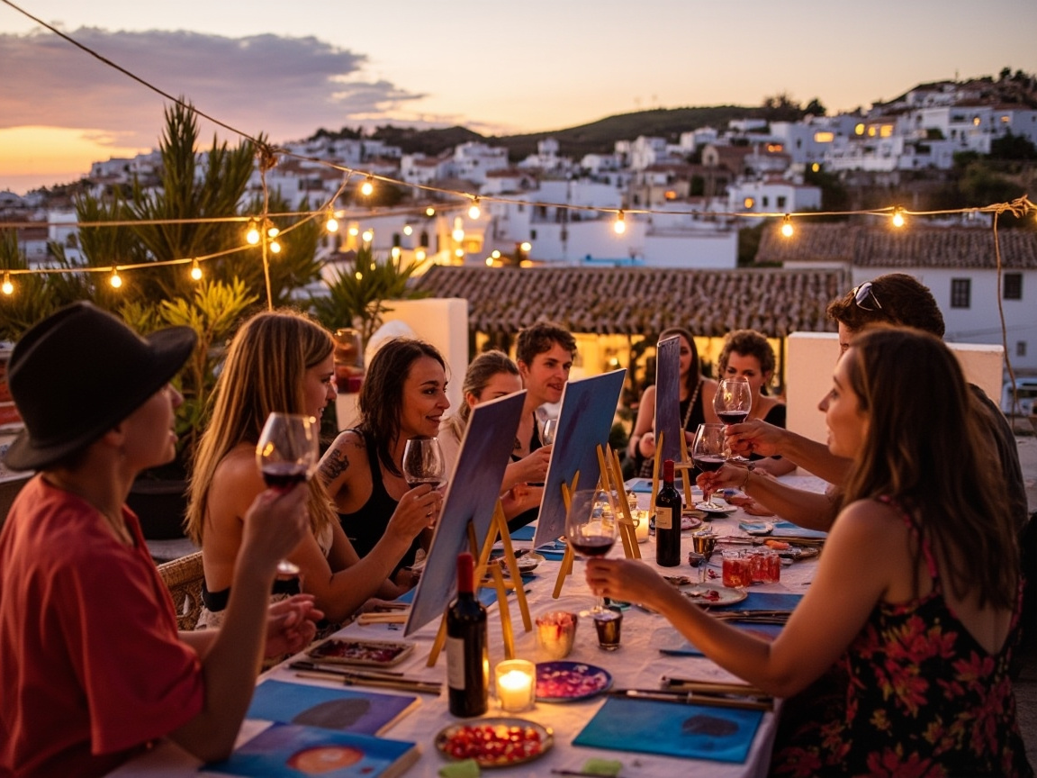 Art and Wine Night in Estepona