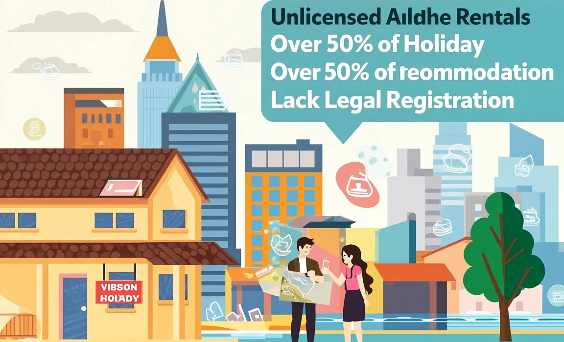 Unlicensed Airbnb Rentals: Over 50% of Holiday Accommodations Lack Legal Registration