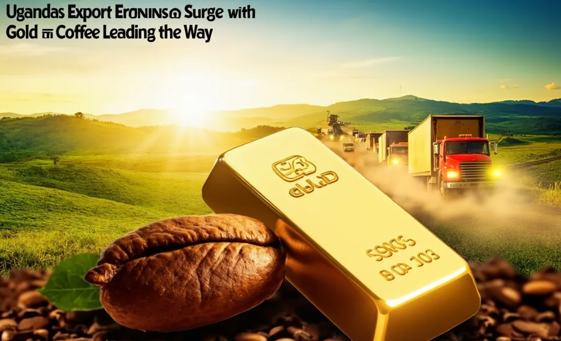 Unprecedented Growth: Uganda's Export Earnings Surge with Gold and Coffee Leading the Way