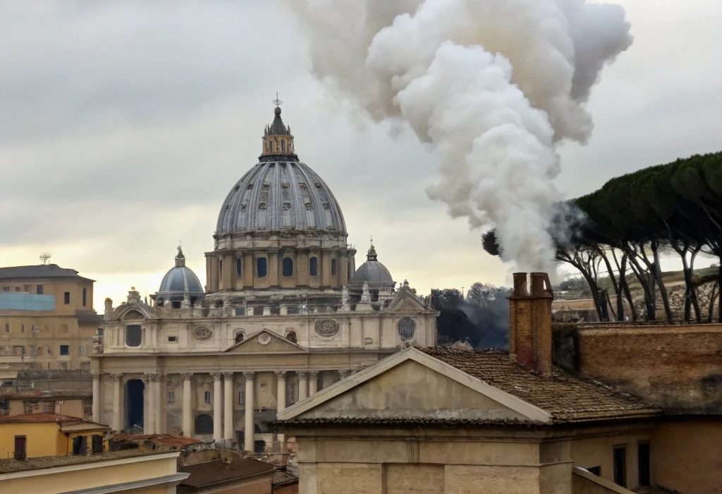 White Smoke Billows from Vatican: New Pope Elected | Live Updates