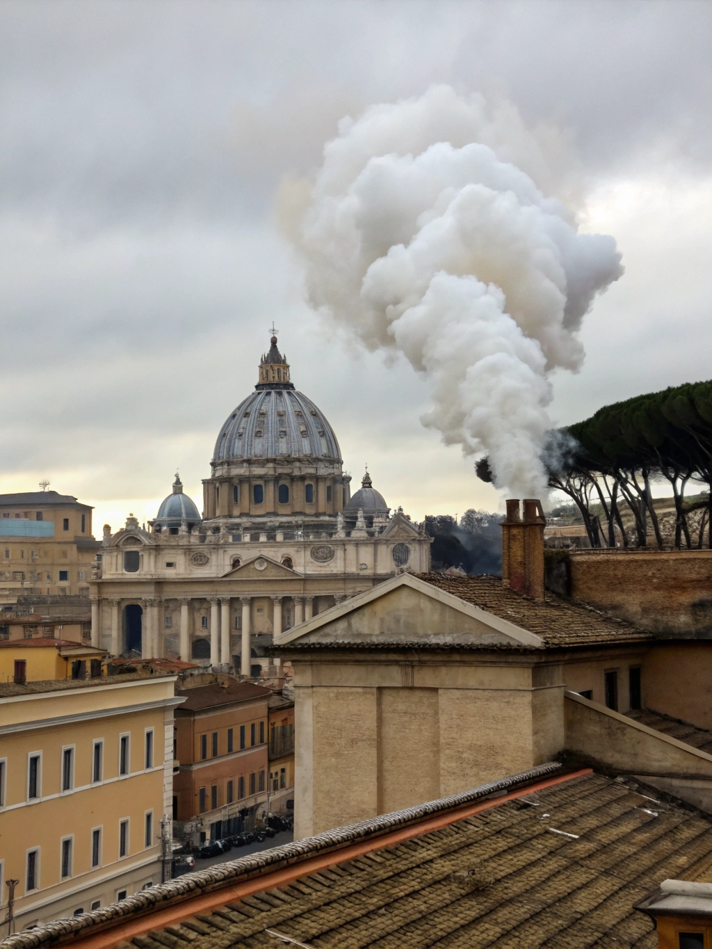 White Smoke Billows from Vatican: New Pope Elected | Live Updates