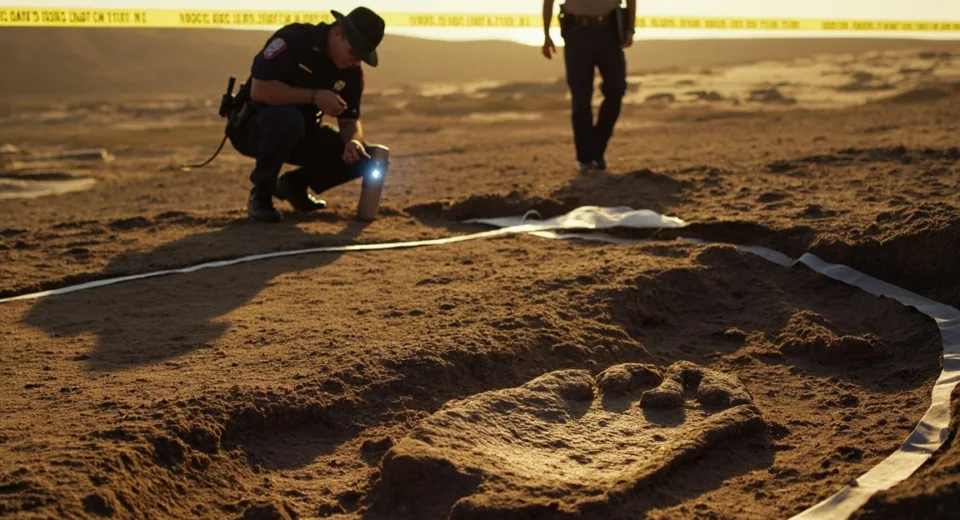 43,000-Year-Old Footprint Discovery Triggers Police Investigation: Ancient Find Mistaken for Crime Scene