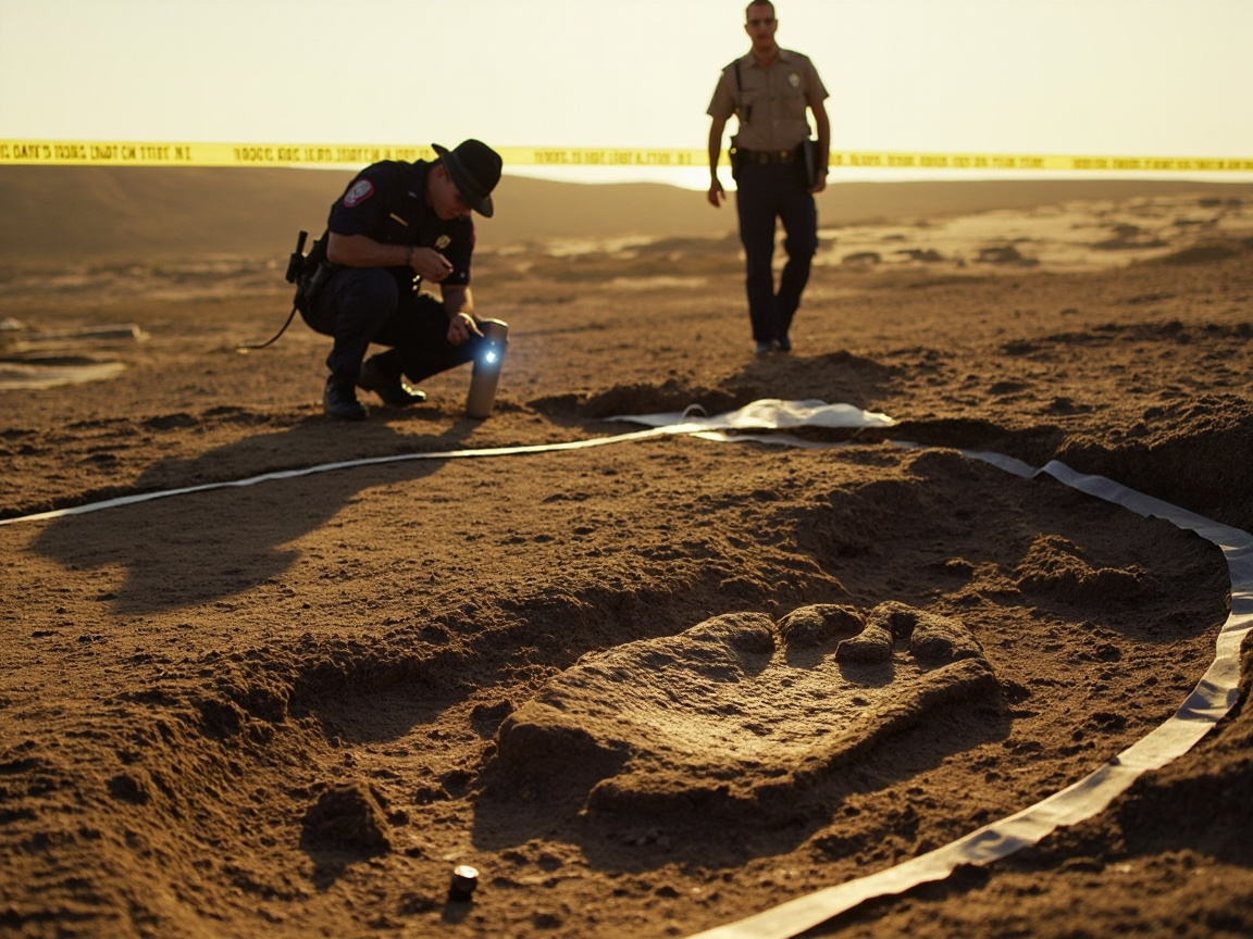 43,000-Year-Old Footprint Discovery Triggers Police Investigation: Ancient Find Mistaken for Crime Scene