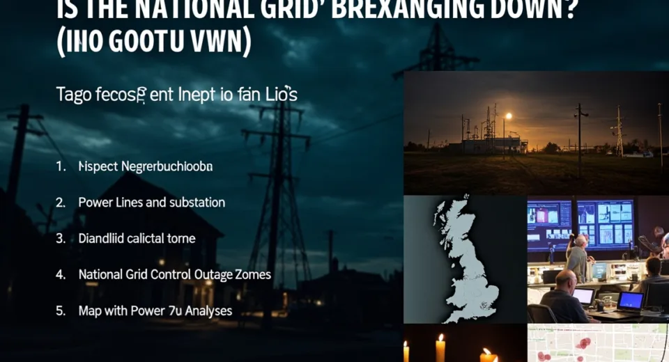 55,000 Homes Lose Power in UK: Is the National Grid Breaking Down? | Expert Analysis
