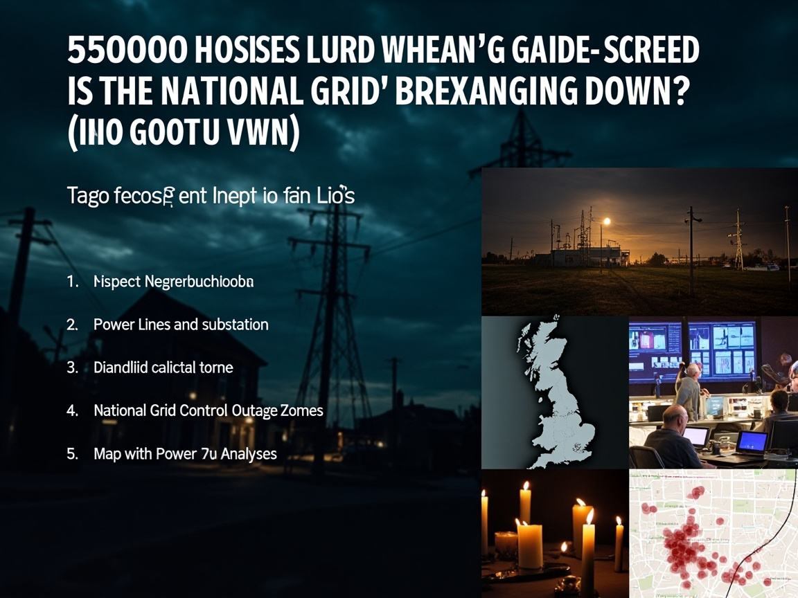 55,000 Homes Lose Power in UK: Is the National Grid Breaking Down? | Expert Analysis