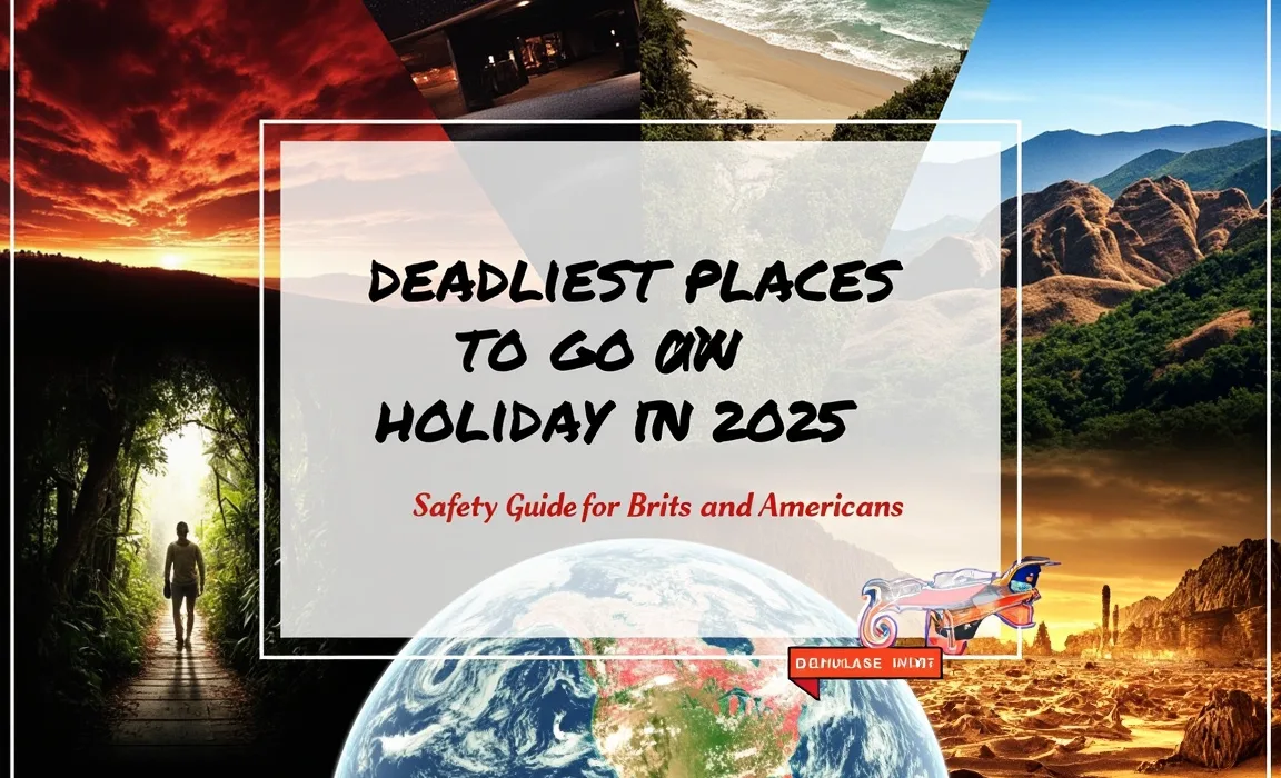 Deadliest Places to Go on Holiday in 2025: Safety Guide for Brits and Americans