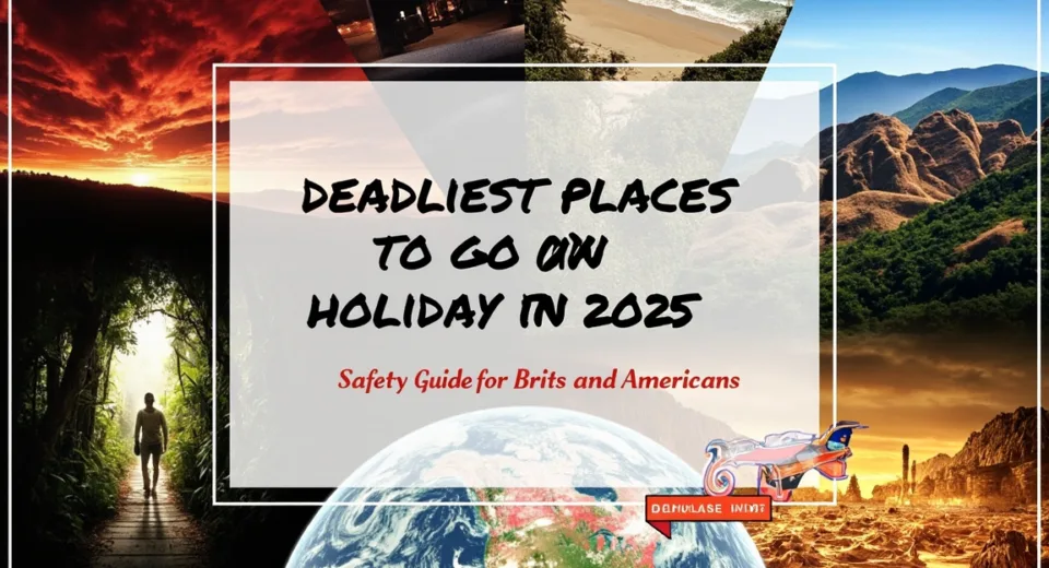 Deadliest Places to Go on Holiday in 2025: Safety Guide for Brits and Americans