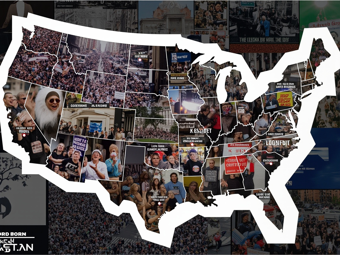 US Protests Nationwide Map