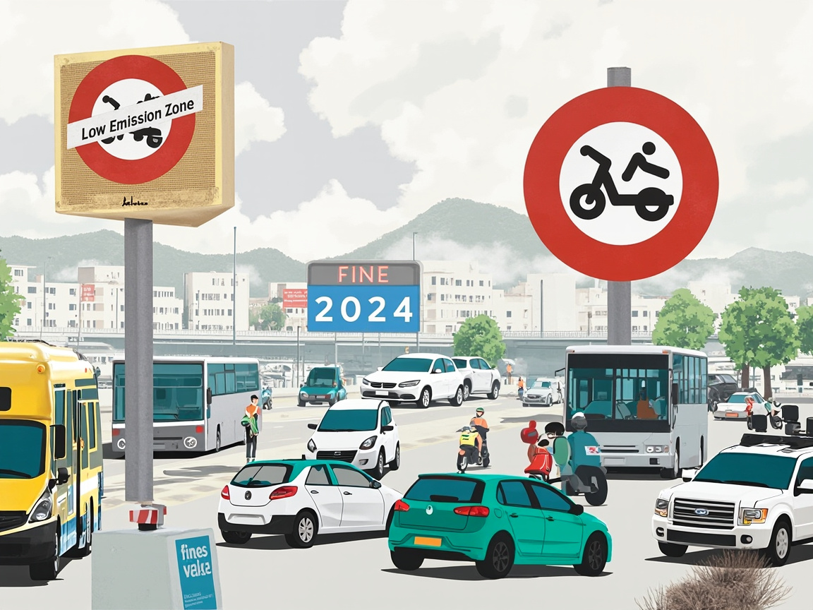 Palma Low Emission Zone Road Sign