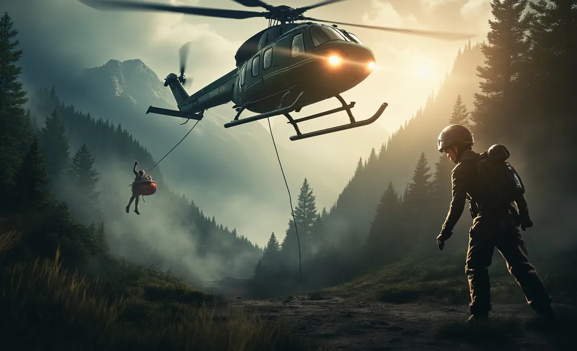 Rescue Helicopter Deployed to Assist Two Young Hikers Lost in Wilderness