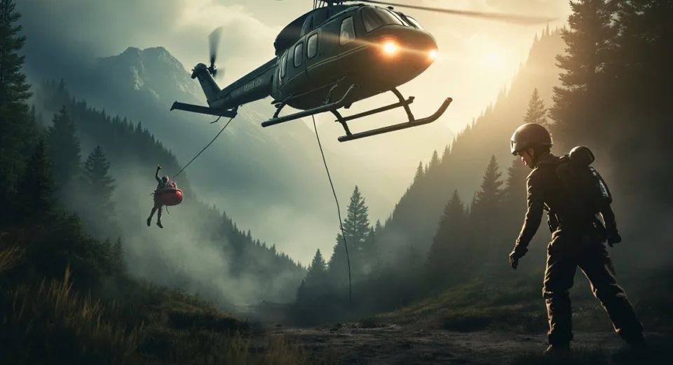 Rescue Helicopter Deployed to Assist Two Young Hikers Lost in Wilderness