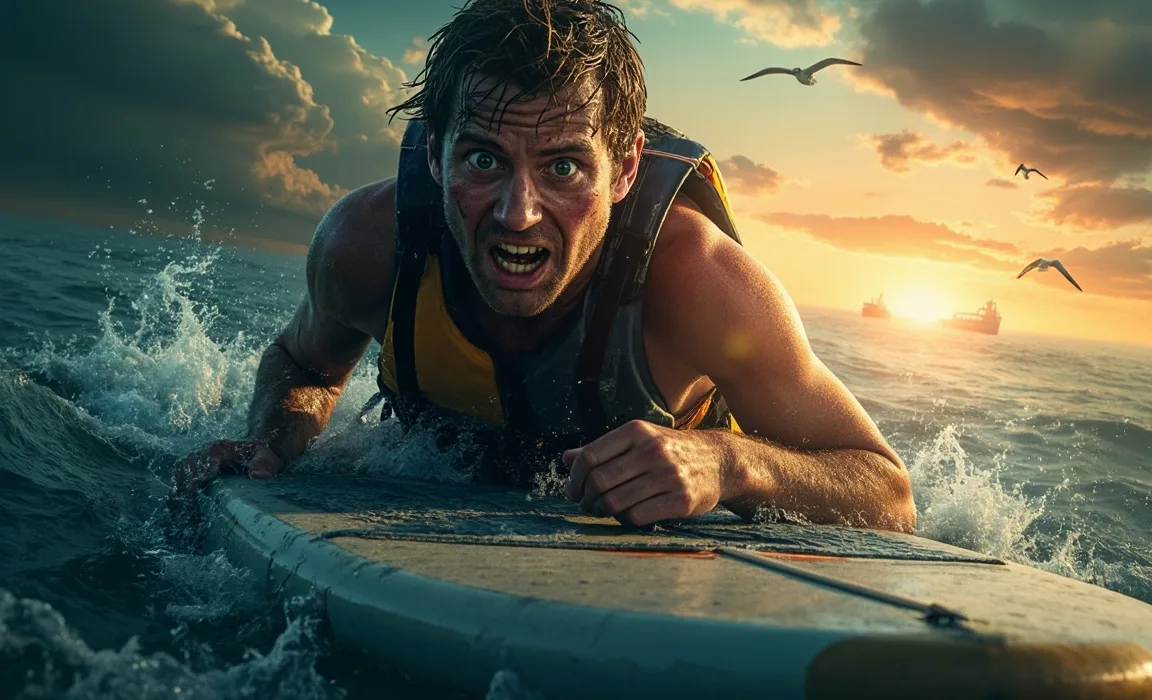 4-Hour Nightmare: Survivor's Terrifying Experience Adrift in Mediterranean Sea on Paddleboard