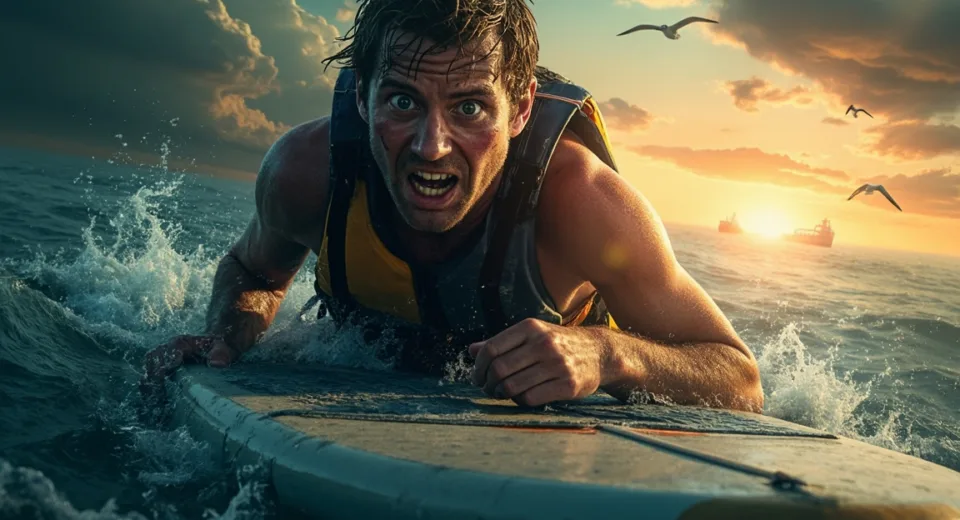 4-Hour Nightmare: Survivor's Terrifying Experience Adrift in Mediterranean Sea on Paddleboard