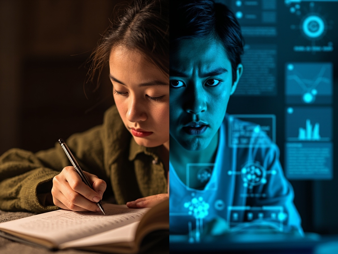 AI cognitive impact visualization