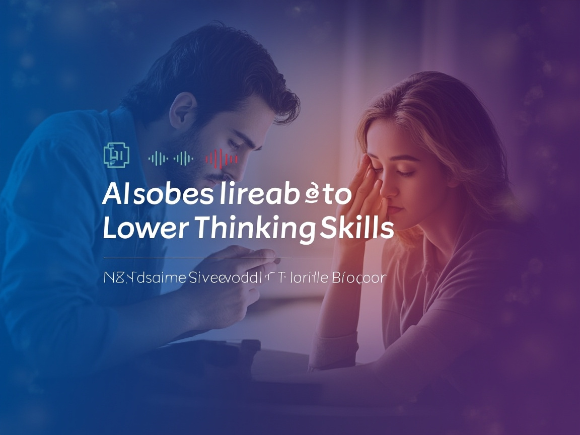 AI Use Linked to Lower Thinking Skills: New Research Reveals Cognitive Concerns