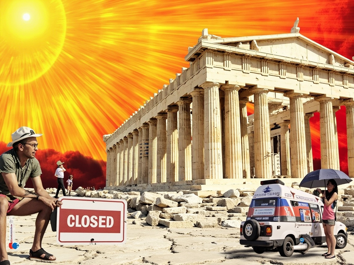 Acropolis Closes Due to Extreme Heat Wave Across Europe - Latest Updates
