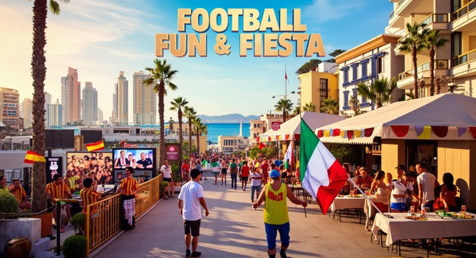 Football, Fun and Fiesta: Benidorm Prepares for Spain's Epic Euro Clash with Italy