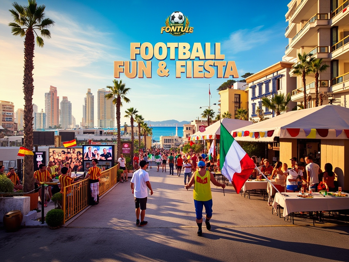 Football, Fun and Fiesta: Benidorm Prepares for Spain's Epic Euro Clash with Italy