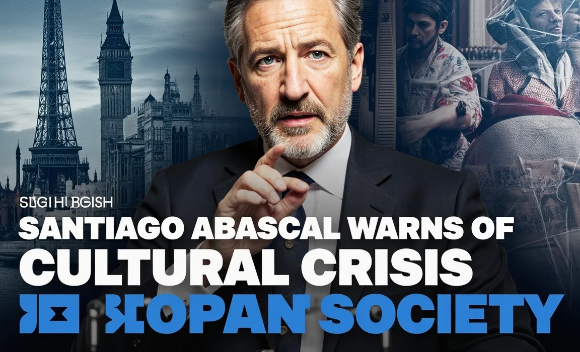 Santiago Abascal Warns of Cultural Crisis in European Society | Key Analysis
