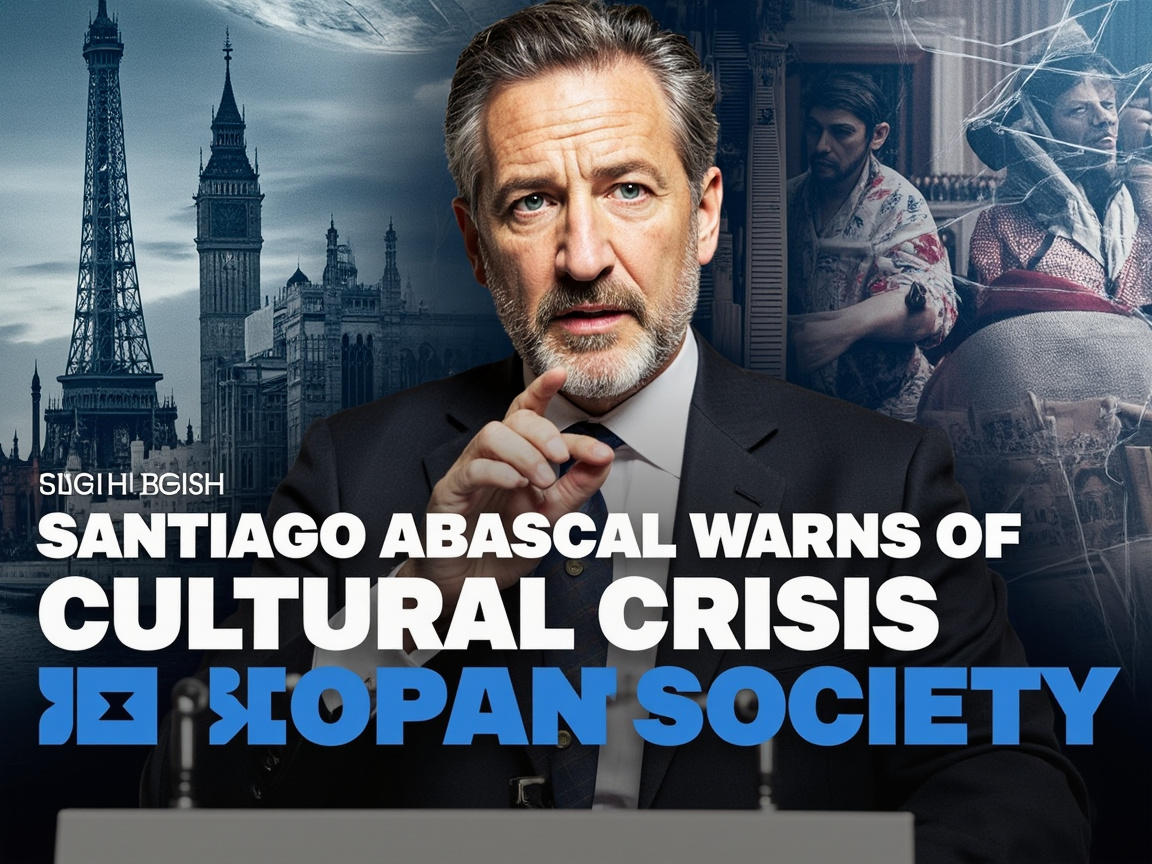Santiago Abascal Warns of Cultural Crisis in European Society | Key Analysis