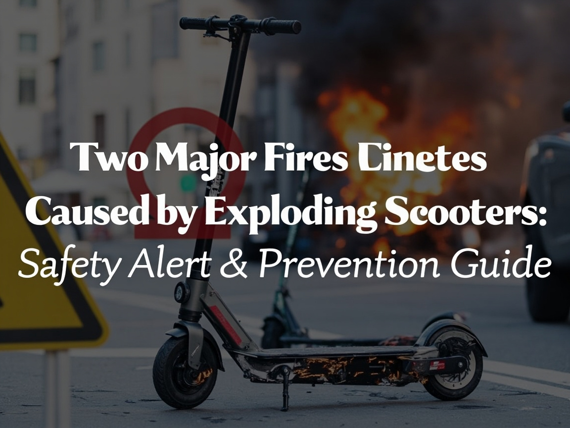 Two Major Fires Caused by Exploding Scooters: Safety Alert & Prevention Guide