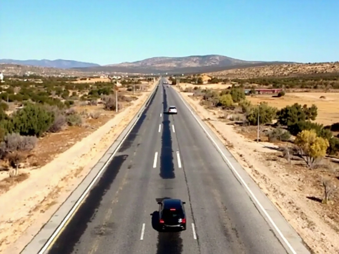 Black Lines on Spanish Roads