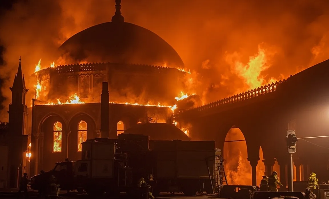 Breaking News: Historic Fire at Cordoba Mosque-Cathedral - Full Damage Report