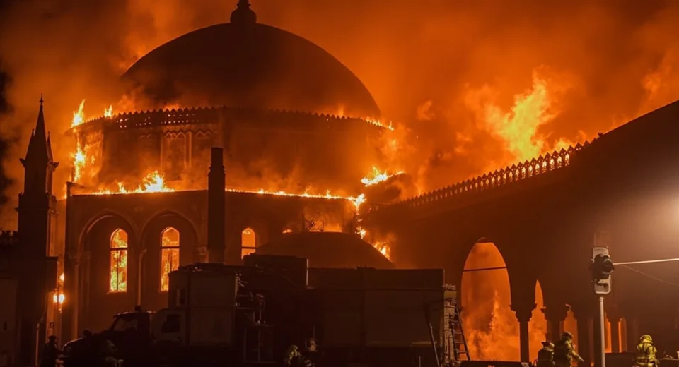 Breaking News: Historic Fire at Cordoba Mosque-Cathedral - Full Damage Report