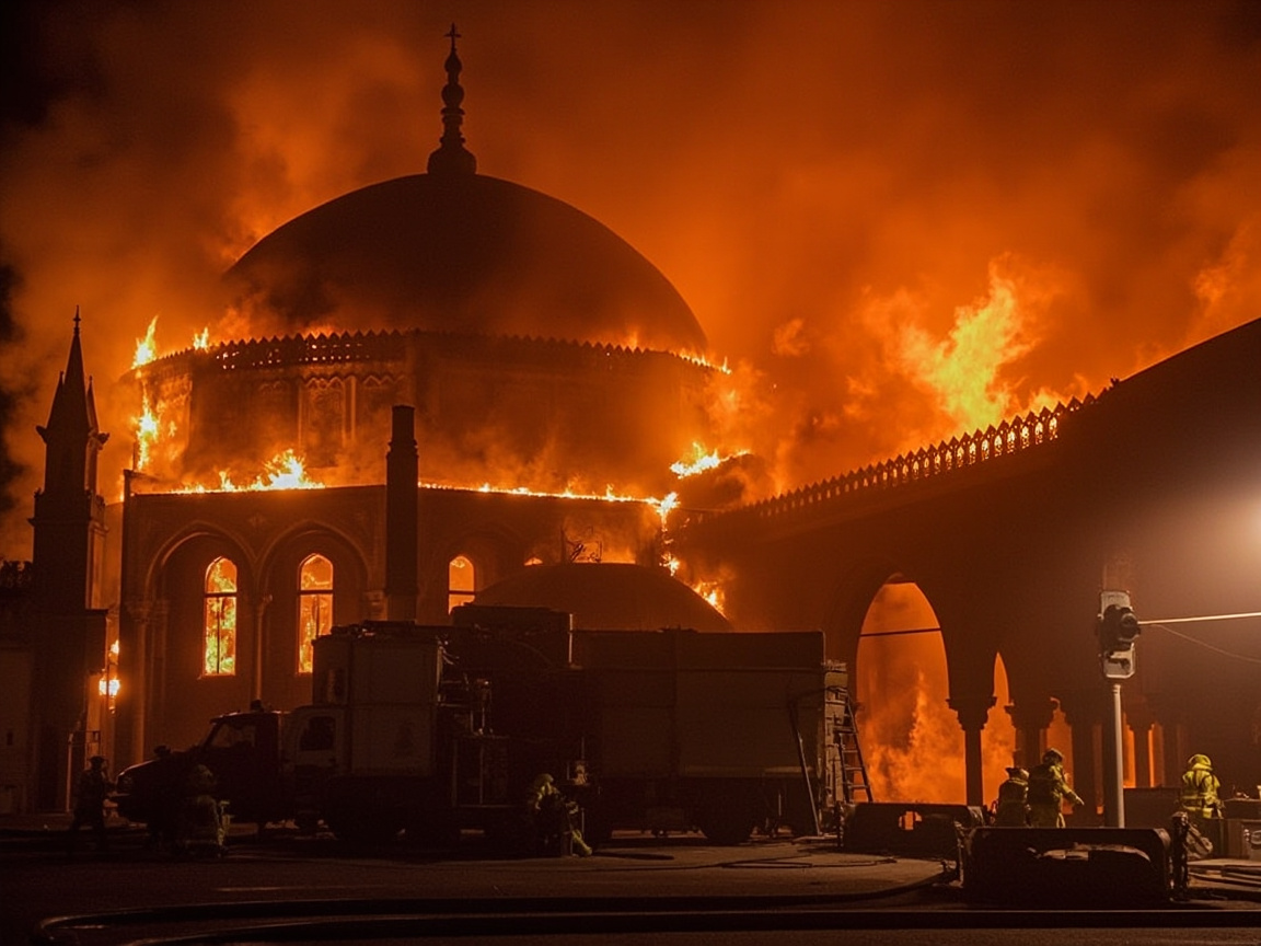 Breaking News: Historic Fire at Cordoba Mosque-Cathedral - Full Damage Report