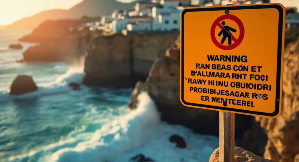 Coastal Spanish City Warns Against Dangerous Cliff Jumping | Safety Alert
