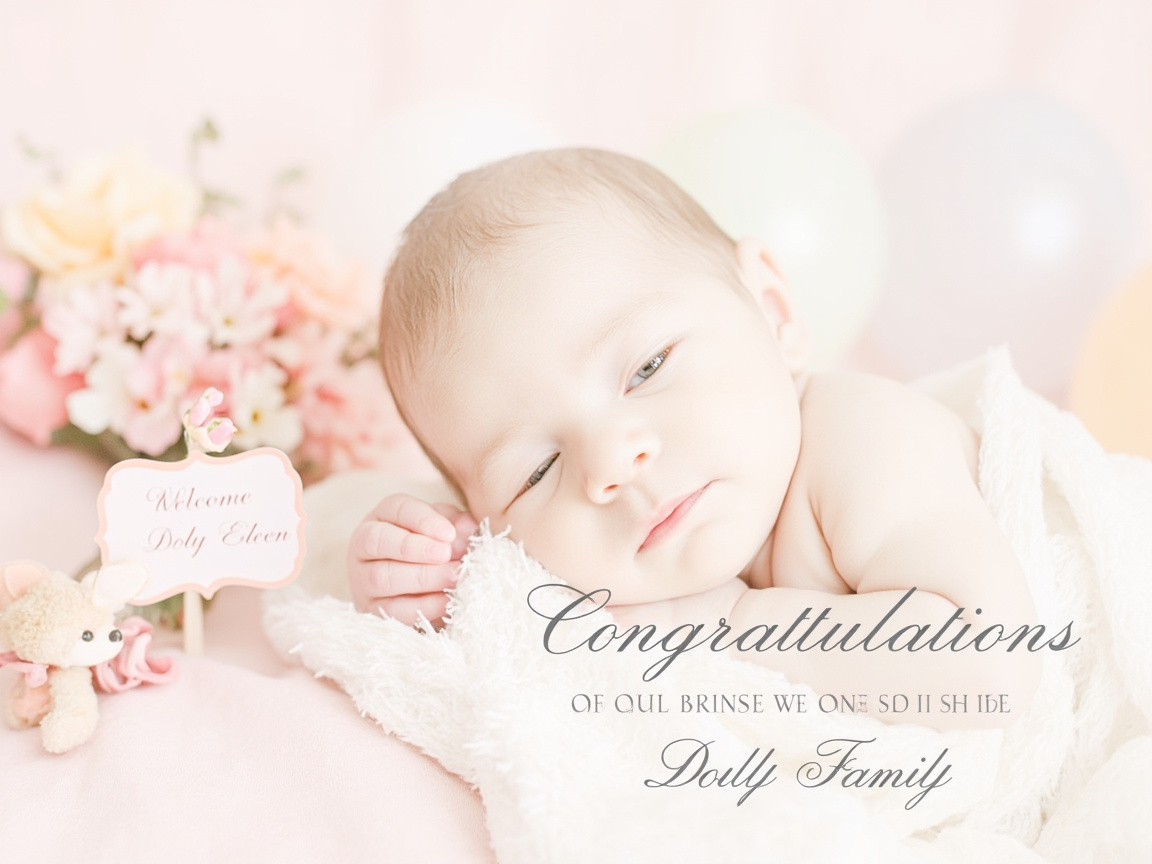 Wright Family Birth Announcement