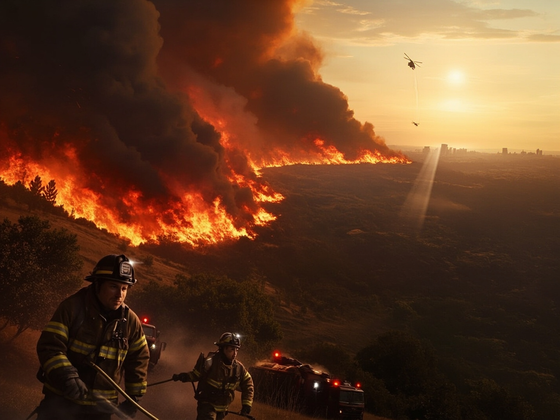 France Wildfire Image