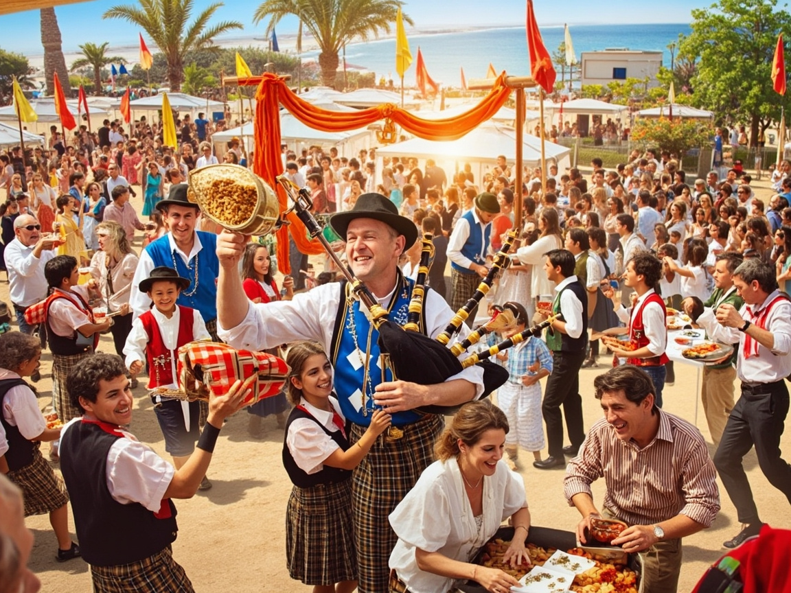 Lions Club Benidorm Hosts Authentic Asturian Festival | Traditional Spanish Celebration