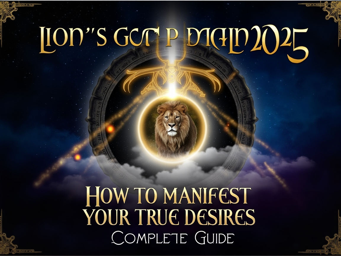 Lion's Gate Portal 2025: How to Manifest Your True Desires (Complete Guide)
