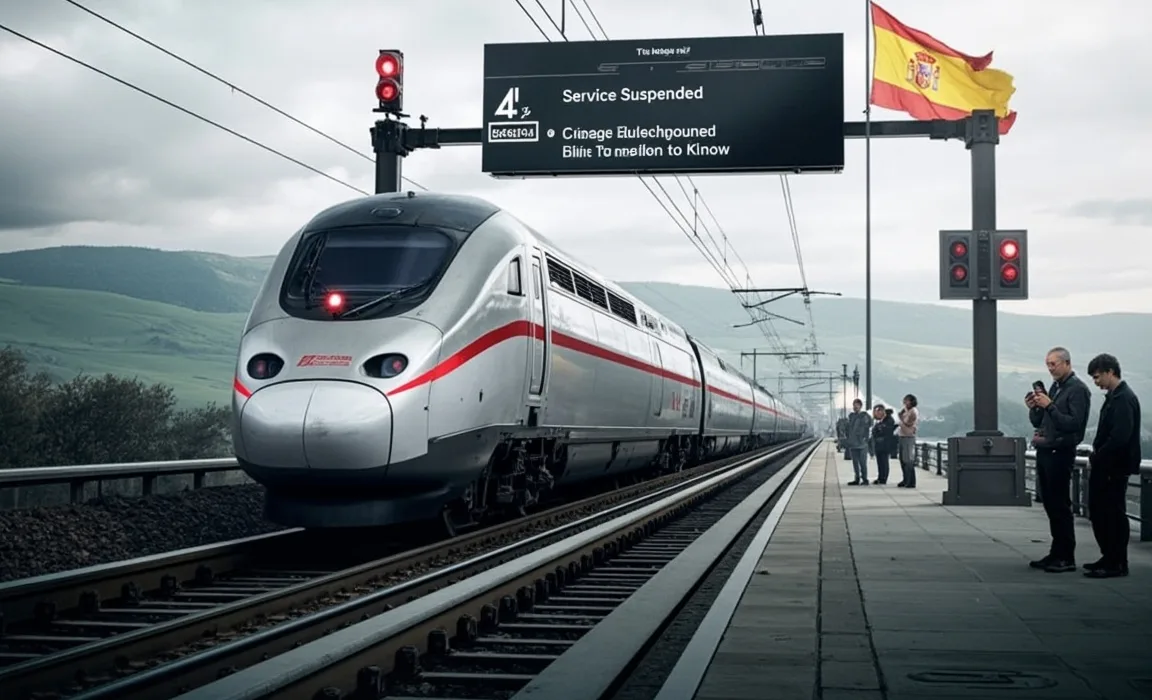 Madrid-Galicia High-Speed Rail Service Suspended Indefinitely: What Travelers Need to Know