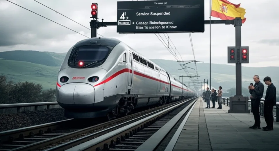 Madrid-Galicia High-Speed Rail Service Suspended Indefinitely: What Travelers Need to Know
