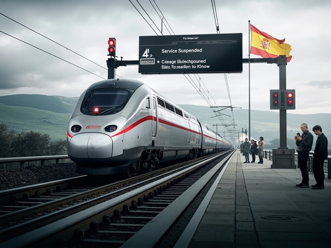 Madrid-Galicia High-Speed Rail Service Suspended Indefinitely: What Travelers Need to Know