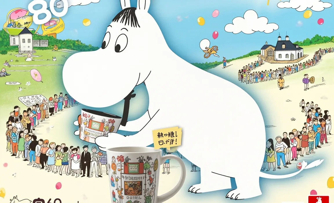 Moomin Day 80th Anniversary: Exclusive Collector's Mug Draws Massive Queues | Limited Edition