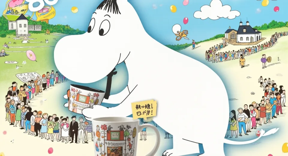 Moomin Day 80th Anniversary: Exclusive Collector's Mug Draws Massive Queues | Limited Edition